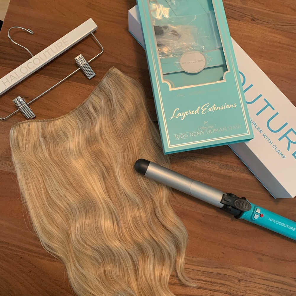 Halocouture 116 18in layered halo with iron